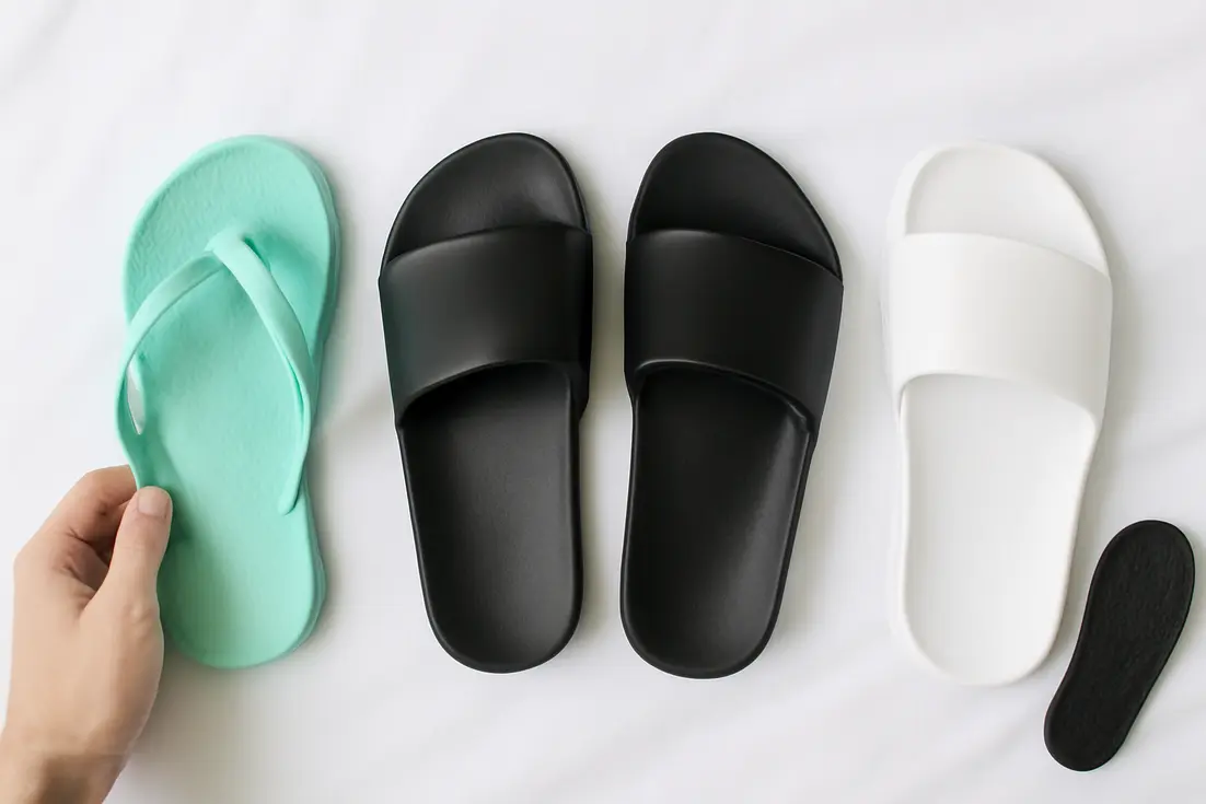 Badslippers Engels design, comfortabele badslippers