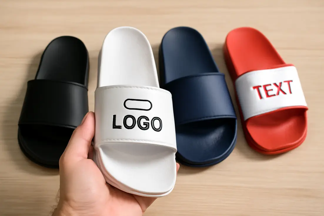 badslippers merk comfortabele kleurrijke poolslippers