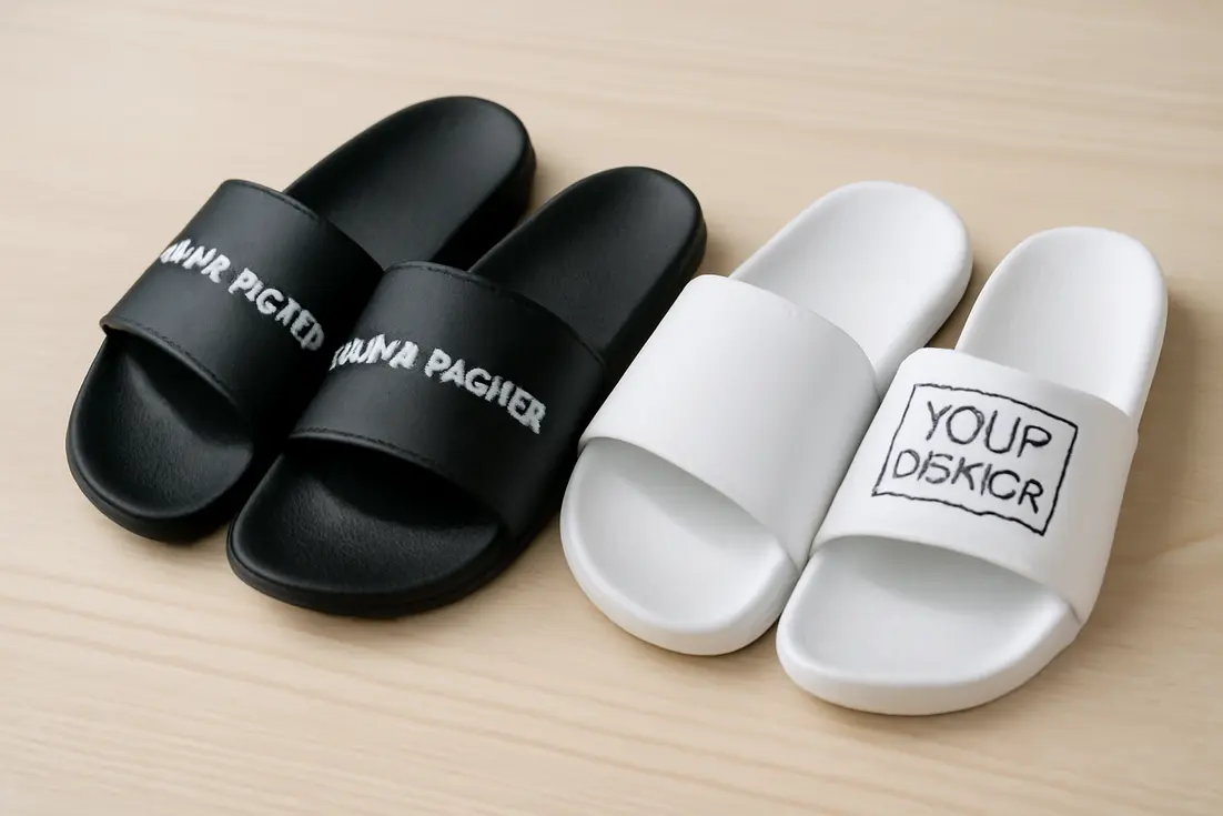 Daily Paper badslippers met merklogo en comfortabel voetbed