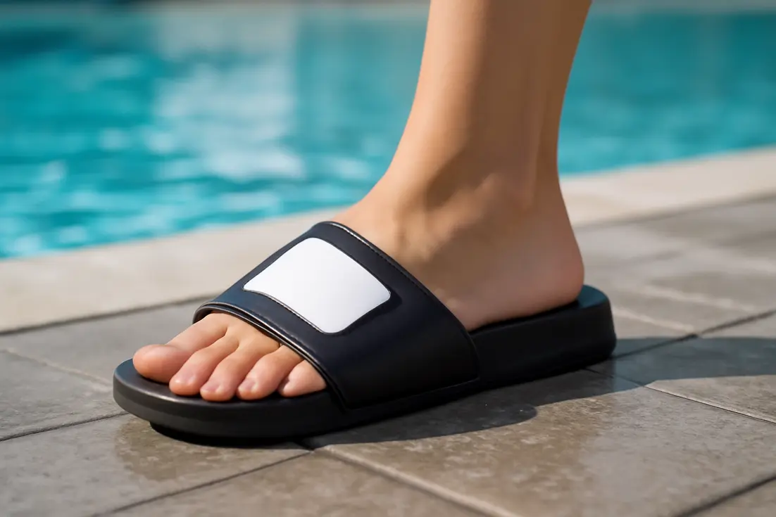 Close-up sportslippers dames: sportieve teenslippers met comfortabele zool