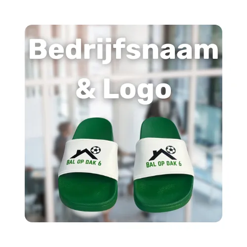 Bedrijfsnaam & logo slipper